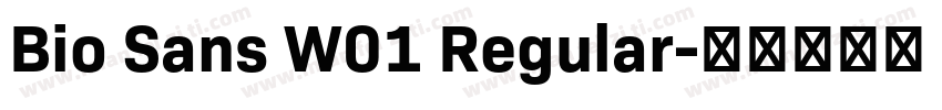 Bio Sans W01 Regular字体转换